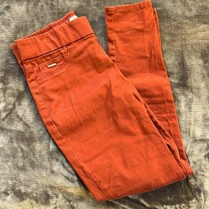 Nine West Burnt Orange Skinny Jeans